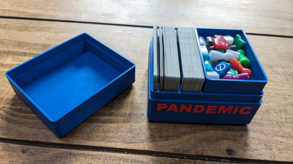 Hộp lưu trữ các thành phần trò chơi board game Pandemic - Image 1