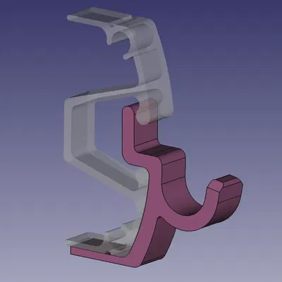 Móc treo áo cho ray nhôm IKEA Henke