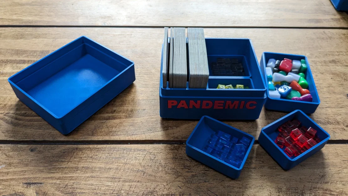 Hộp lưu trữ các thành phần trò chơi board game Pandemic - Image 3