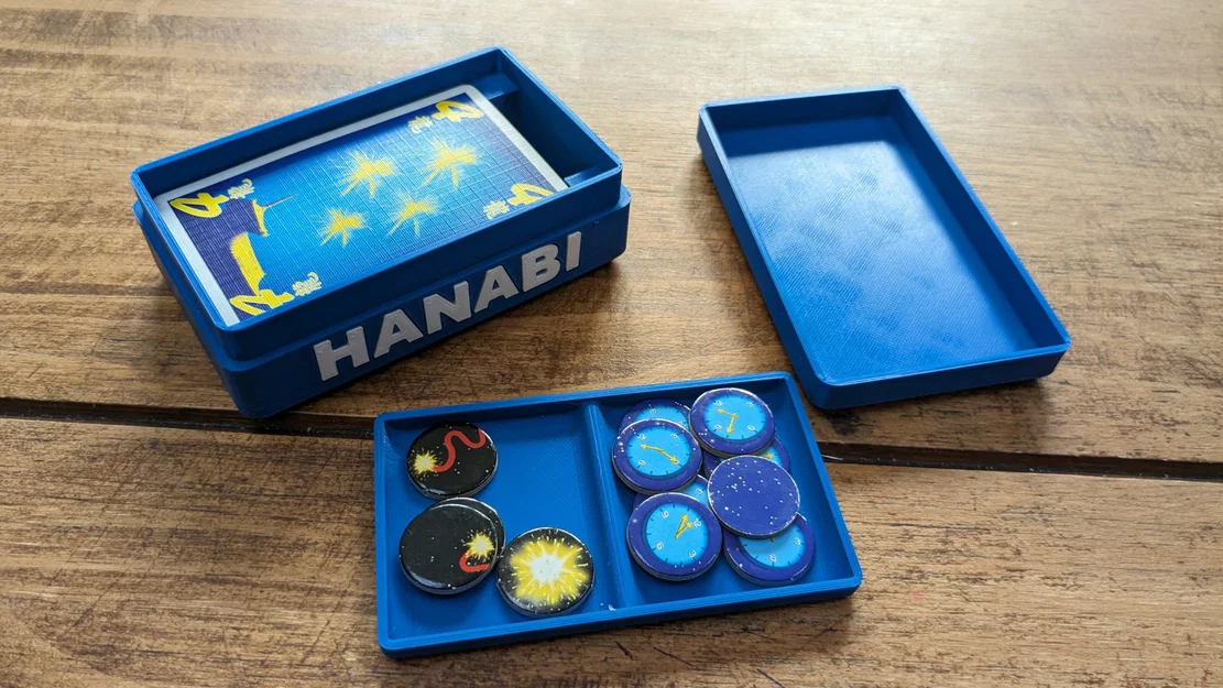 Hộp lưu trữ các thành phần trò chơi Hanabi - Image 1