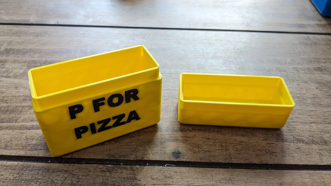 Hộp lưu trữ trò chơi board game P for Pizza - Image 1