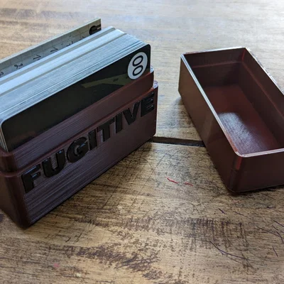 Hộp lưu trữ cho trò chơi board game Fugative