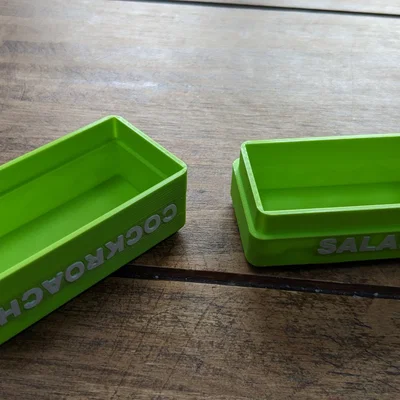 Hộp lưu trữ trò chơi board game Salad Gián