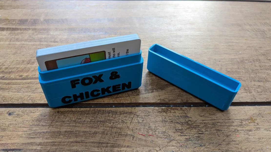 Hộp lưu trữ trò chơi board game Cáo và Gà - Image 1