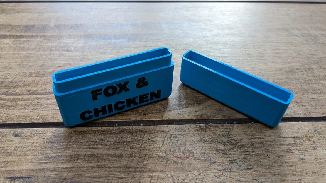 Hộp lưu trữ trò chơi board game Cáo và Gà - Image 2