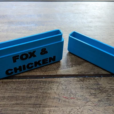 Hộp lưu trữ trò chơi board game Cáo và Gà