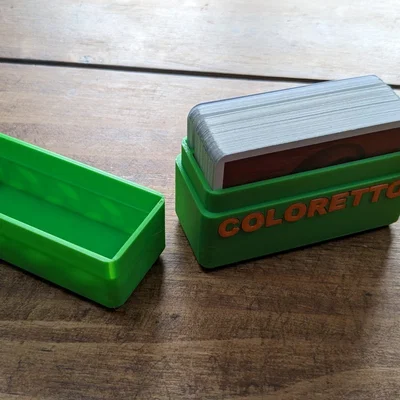 Hộp lưu trữ trò chơi board game Coloretto