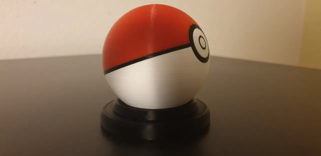 Pokéball với giá đỡ và các bộ phận riêng biệt - Image 2