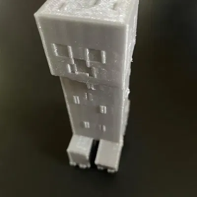 Mô hình nhân vật Creeper trong Minecraft