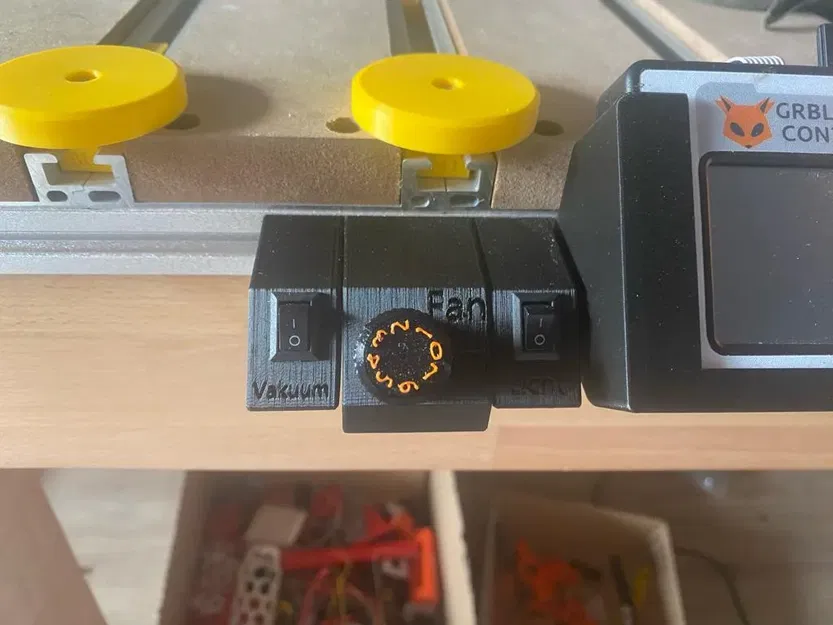 Phụ kiện CNC cho FoxAlien Masuter Pro với giá đỡ chân không 20mm - Image 1