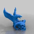 Xương đầu quỷ và đại bàng trong nghệ thuật điêu khắc 3D - Thumbnail 2