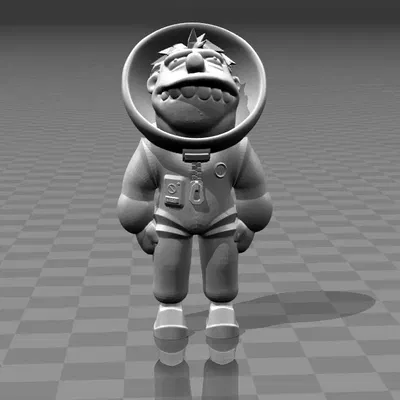 Phi hành gia Barney dễ thương trong không gian