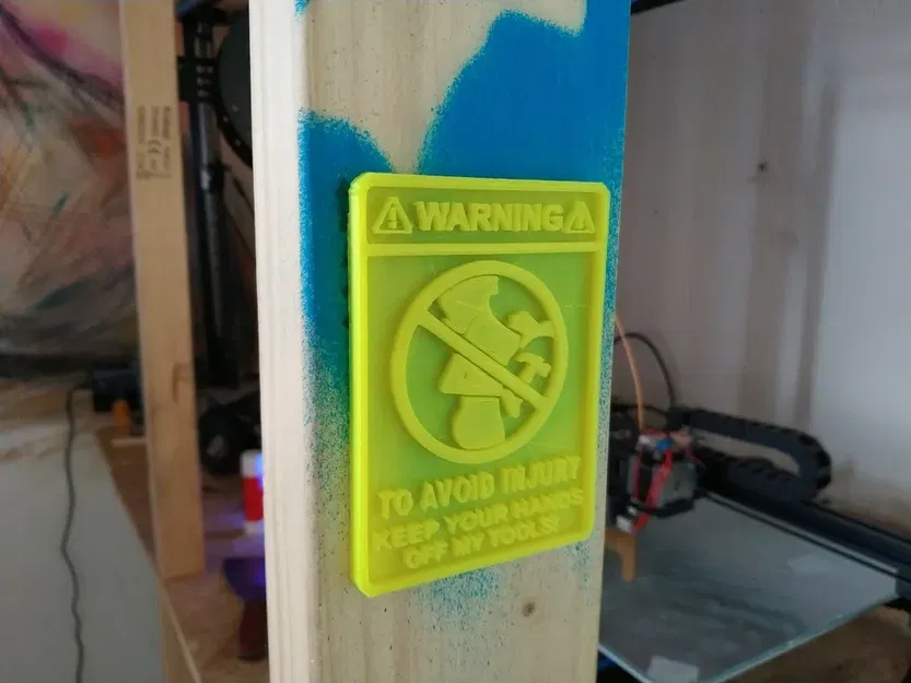 Biển cảnh báo hài hước - Giữ tay xa - Image 3