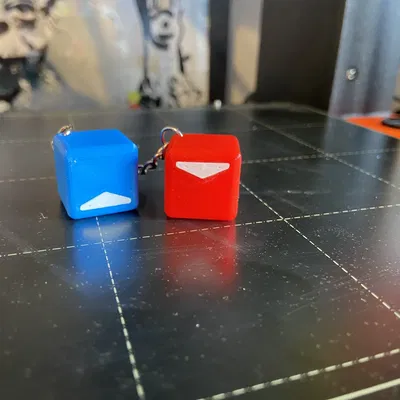 Móc khóa khối Beat Saber nhiều màu sắc