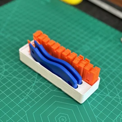 Giá đỡ dao cạo nhựa đôi Gridfinity 3x1