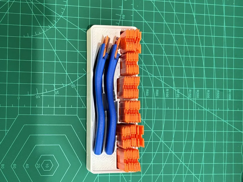 Giá đỡ dao cạo nhựa đôi Gridfinity 3x1 - Image 3