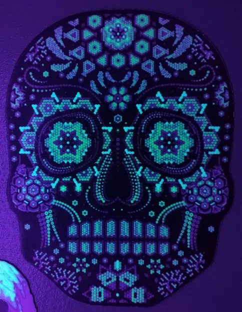 Mặt nạ Ngày của Người Chết 03 nghiên cứu Hueforge – 8 màu - Image 2