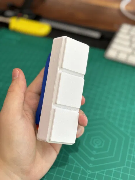 Giá đỡ dao cạo nhựa đôi Gridfinity 3x1 - Image 4