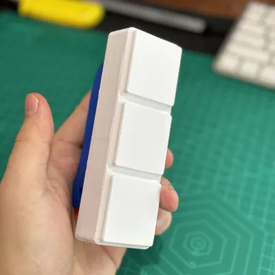 Giá đỡ dao cạo nhựa đôi Gridfinity 3x1