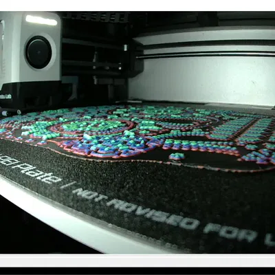 Mặt nạ Ngày của Người Chết 03 nghiên cứu Hueforge – 8 màu