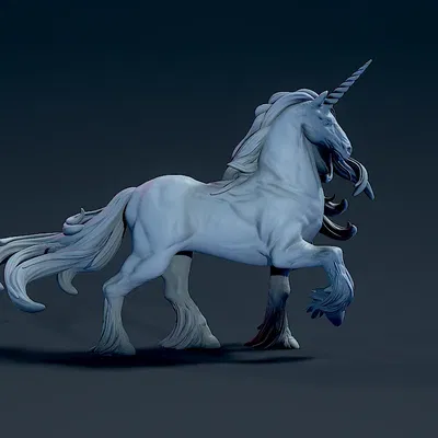 Nhân vật kỳ lân phong cách tabletop miniatures