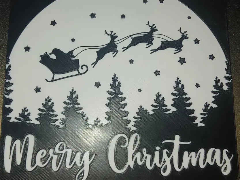 Biểu tượng Giáng Sinh với hình ảnh ông già Noel bay - Image 1