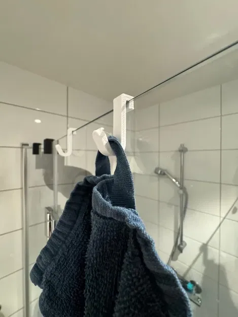 Móc treo khăn cho vòi hoa sen có tường kính 6mm - Image 2