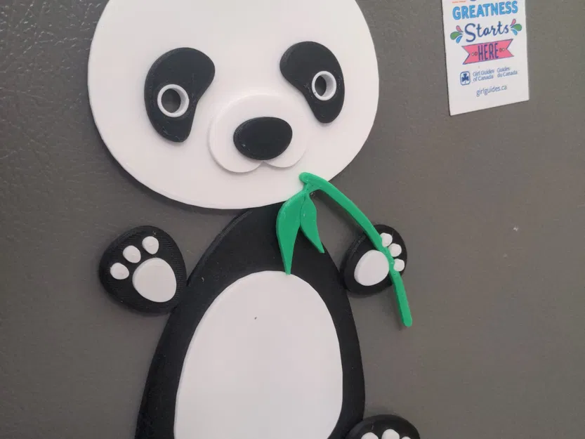 Nam châm tủ lạnh hình gấu trúc dễ thương - Image 3