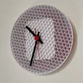 Đồng hồ treo tường với họa tiết lấp đầy hình lục giác - Thumbnail 3