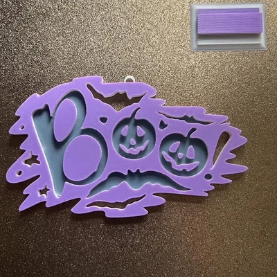Biển hiệu "Boo" cho ngày lễ Halloween
