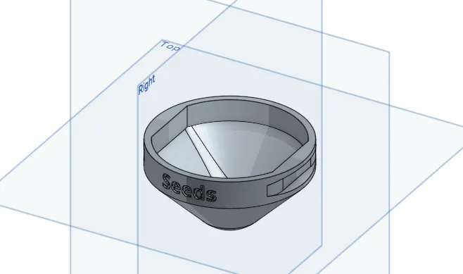 Bình hạt giống Farmbot Genesis v1.6 từ onshape - Image 1