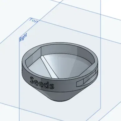 Bình hạt giống Farmbot Genesis v1.6 từ onshape