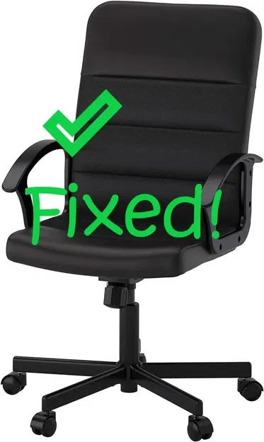 Thay thế tay vịn cho ghế văn phòng IKEA RENBERGET - Image 1