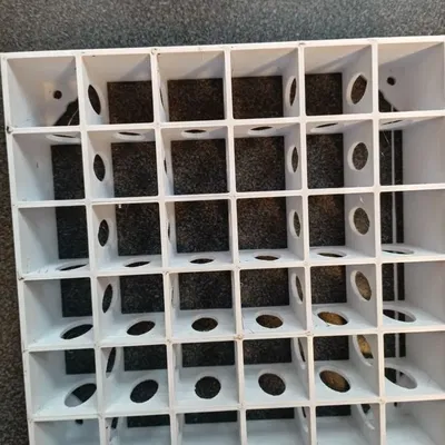 Giá đỡ chai nhỏ giọt sơn 17ml cho 36 chai