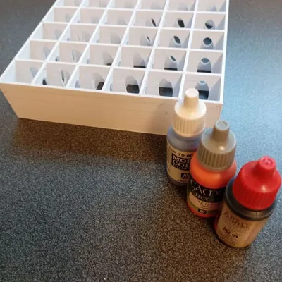 Giá đỡ chai nhỏ giọt sơn 17ml cho 36 chai