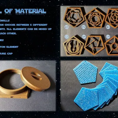 Đèn LED Holocron Jedi trong Star Wars