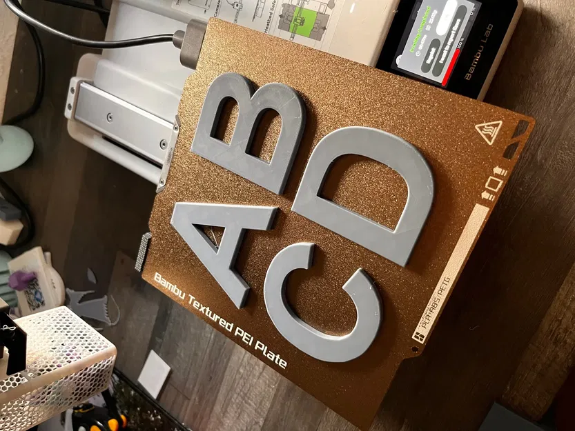 Tên chữ cái trang trí cho cửa và biển tên - Image 1