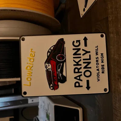 Biển báo chỉ dành cho xe Lowrider