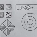 Khuôn mẫu Zentangle để tạo khung nhanh trên giấy trắng - Thumbnail 2