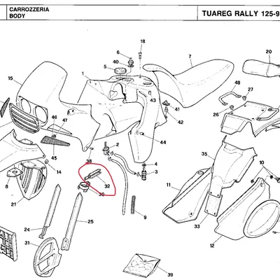 Hướng dẫn cáp xe máy cho Aprilia Tuareg Rally và RX 125