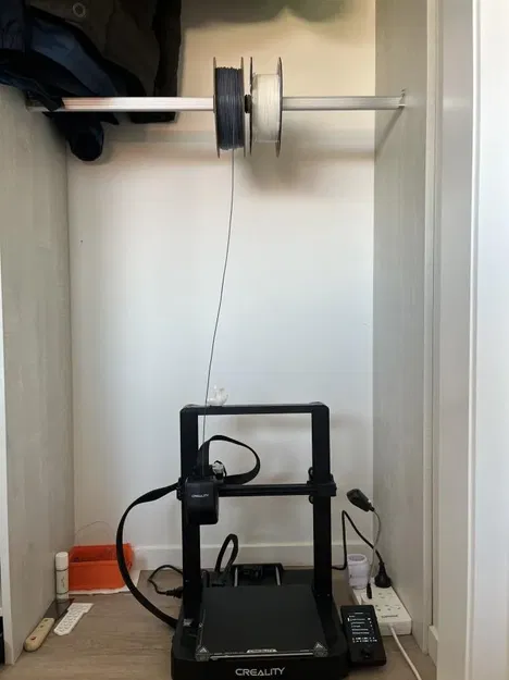 Giá đỡ cuộn filament cho thanh treo quần áo 15x30mm - Image 3