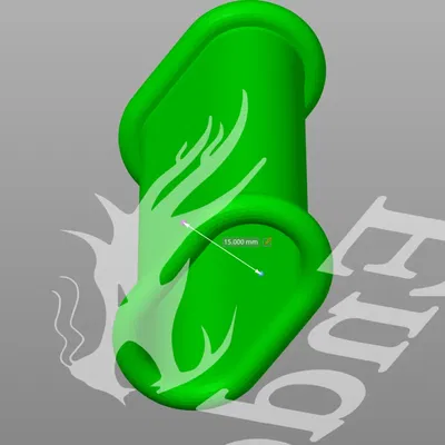 Giá đỡ cuộn filament cho thanh treo quần áo 15x30mm