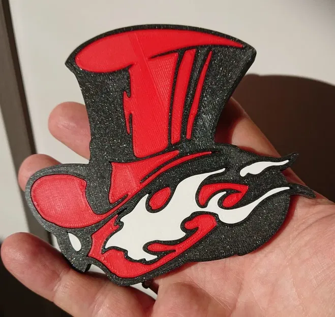 Logo mũ ba màu từ trò chơi Persona 5 - Image 1