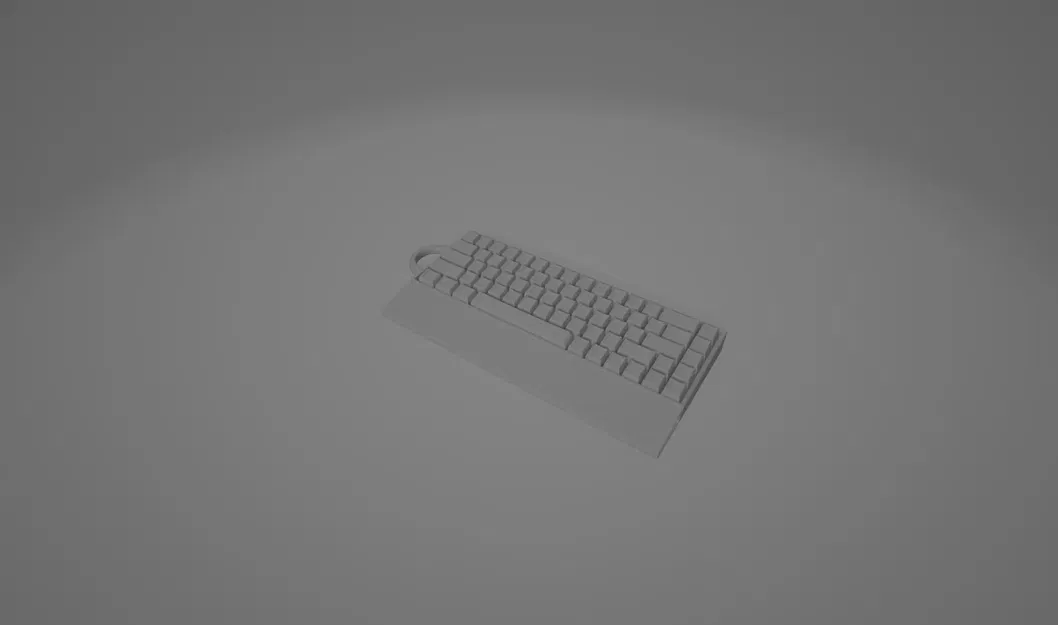 Móc khóa hình bàn phím gỗ mượt mà - Image 5