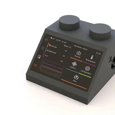 Vỏ BTT PiTFT70 cho màn hình KlipperScreen 7 inch