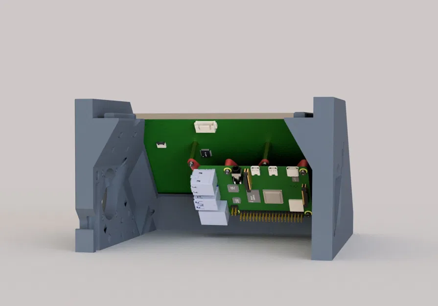 Vỏ BTT PiTFT70 cho màn hình KlipperScreen 7 inch - Image 3