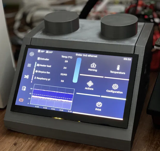 Vỏ BTT PiTFT70 cho màn hình KlipperScreen 7 inch - Image 6