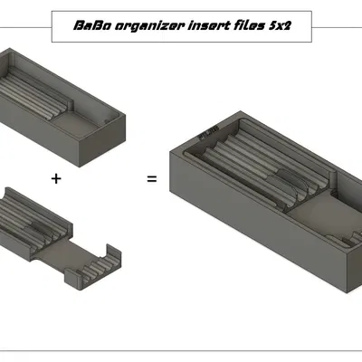 Giá đỡ tổ chức file kim cương BaBo 5x2 hoặc 6x2