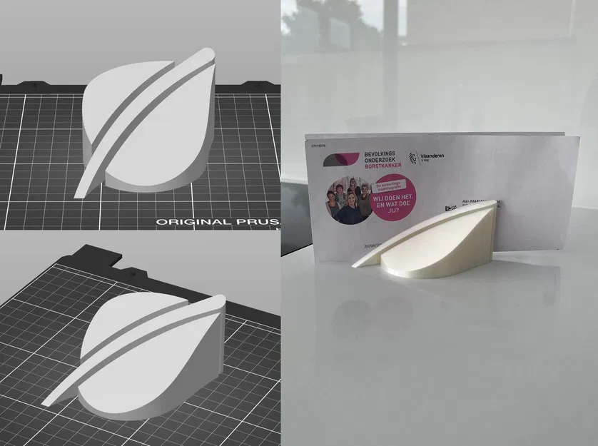 Giá đỡ thư hình lá tự nhiên cho bàn làm việc - Image 1