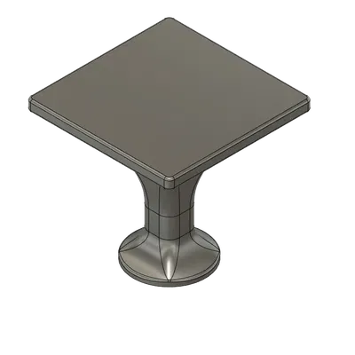 Bộ bàn ghế không cần hỗ trợ in 3D